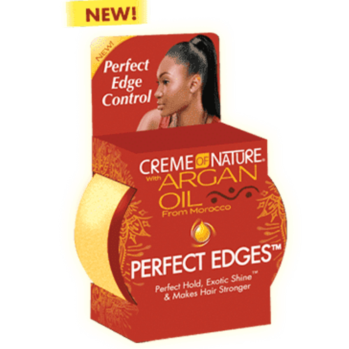 Creme of Nature Perfect Edges Edge Control Hair Styling Gel with Argan Oil 2.25oz