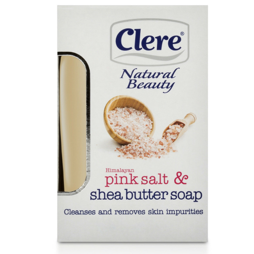 Clere Natural Beauty - Pink Himalayan & Shea Butter Soap 150g