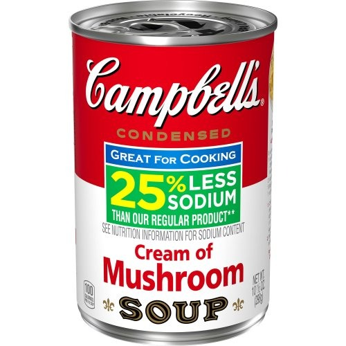 Campbell's Condensed Soup Low Sodium - Cream Of Mushroom