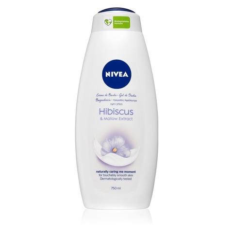 Nivea Hibiscus & Mallow Extract Cream Body Wash 750 ML