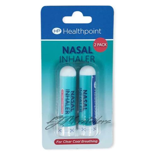 Healthpoint Nasal Inhaler Twin Pack Menthol Eucalyptus