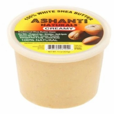 Ashanti 100% Soft & Creamy White African Shea Butter 15 oz