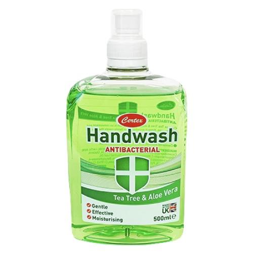 Certex Antibacterial Handwash 500ml, Tea Tree & Aloe