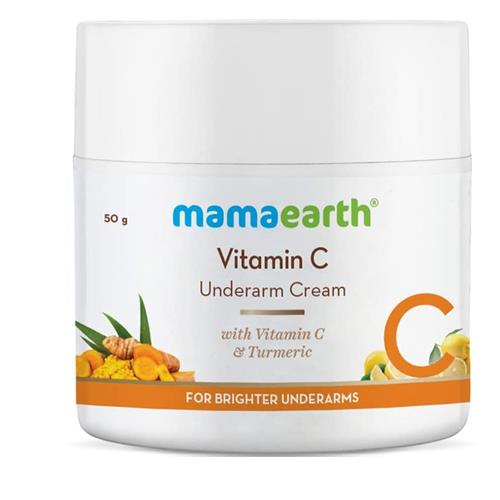 Mamaearth Vitamin C Underarm Cream With Vitamin C & Turmeric for Brighter Underarms – 50 g