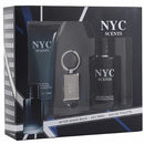 NYC Scents Blue 3 Pc Gift Set For Men 100ml