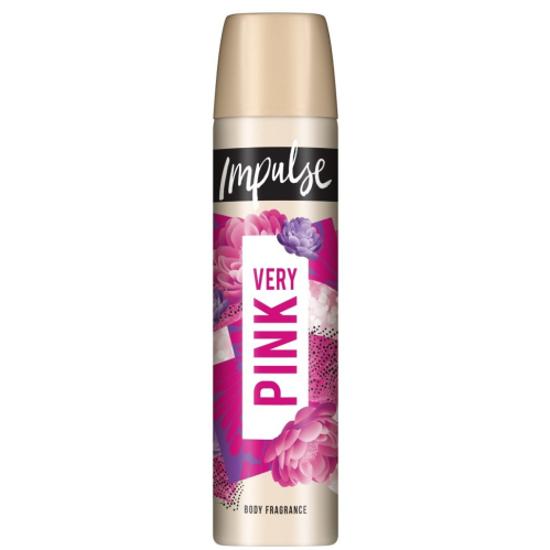 Impulse Very Pink Body Spray Deodorant 75ml