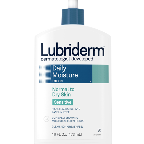 LUBRIDERM DAILY MOISTURE LOTION, VITAMIN B5 AND SPF 15