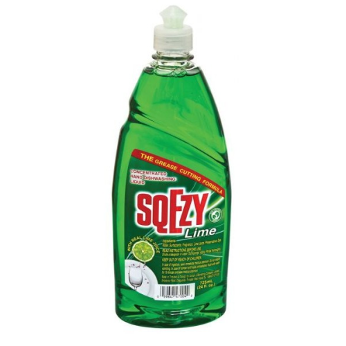 Sqezy Hand Dishwashing Liquid, Lime 425ml