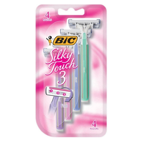 Bic Silky Touch 3 - Disposable Shaver - 4 Razors
