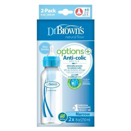 Dr Brown's Natural Flow Options+ Anti Colic Bottle 250ml 2 Pack