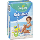 Pampers Splashers Swim Diapers Disposable Swim Pants, Medium (20-33 lb), 11 Count