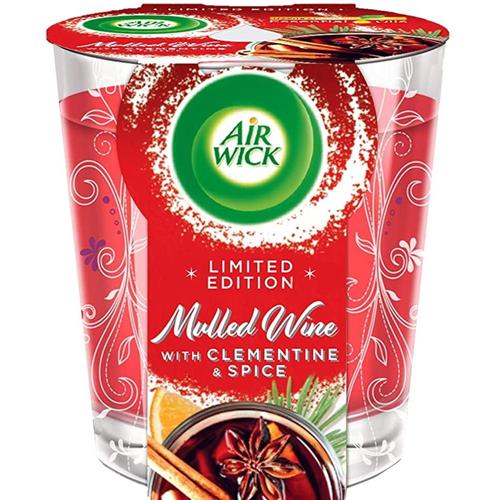 Air Wick Air Freshener Candle Mulled Wine Fragrance with Essential Oils
