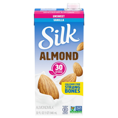 Silk Almond Milk 32oz - Vanilla Unsweetened