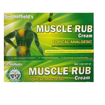 DR SHEFFIELD'S MUSCLE RUB CREAM 1.25OZ