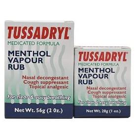 Tussadryl Menthol Vapour Rub