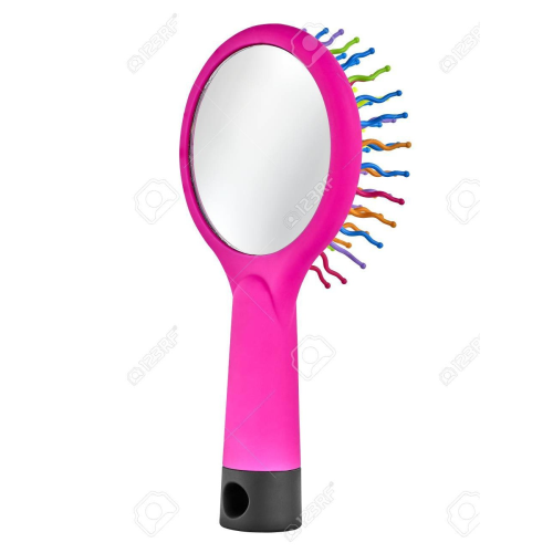 EXPRESSIONS HAIR BRUSH WITH MIRROR