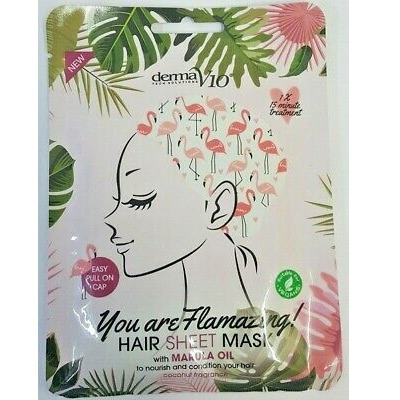 Derma V10 Hair Sheet Mask with Marula Oil