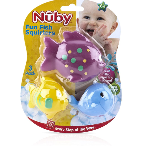 NUBY FISH SQUIRTERS 3 PACK