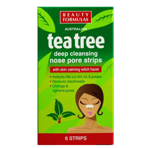 Beauty Formulas Australian Tea Tree Deep Cleansing Nose Pore 6 Strips