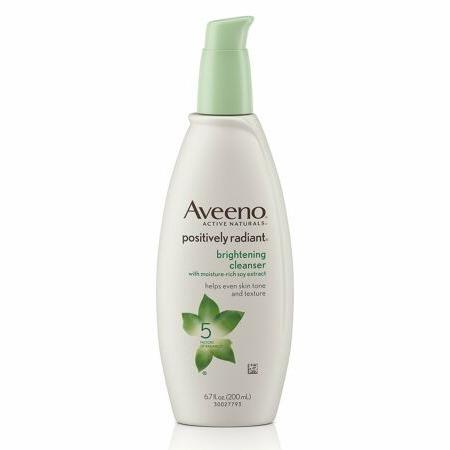 Aveeno Positively Radiant Brightening Cleanser 6.7 fl oz SAVE $12