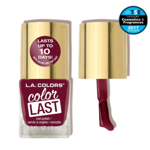 LA COLORS COLOR LAST POLISH