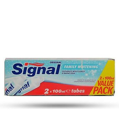 Signal Original Family Whitening Toothpaste 2 x 100ml