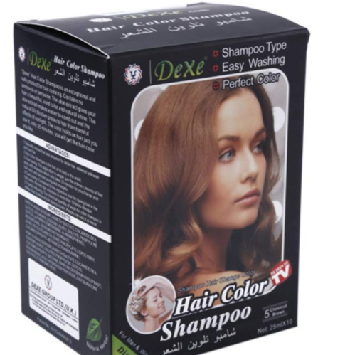 DEXE BLACK HAIR SHAMPOO - CHESTNUT BROWN 5