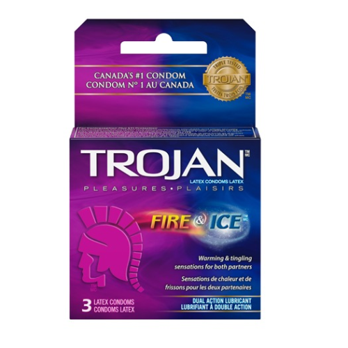 Trojan Fire & Ice Lubricated Condoms