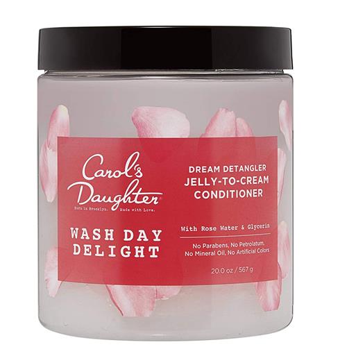 Carol's Daughter Detangling Jelly-to-Cream Conditioner With Glycerin and Rose Water, Moisturizing Conditioner for Curly Hair Paraben Free for Moisture, Hydration, and Shine, Curl Conditioner 20 Oz