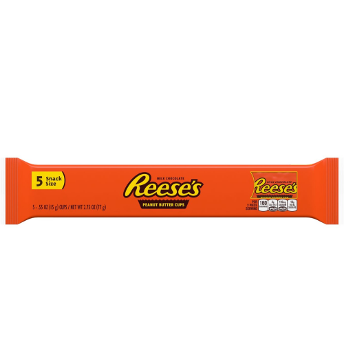 Reese's Milk Chocolate Peanut Butter Cups Snack Size 5 Pack