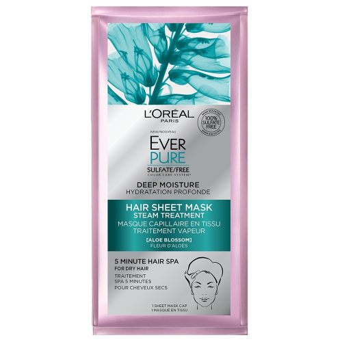 L'Oréal Paris Hair Care EverPure Deep Moisture Hair Sheet Mask, 1.7 Fl. Oz