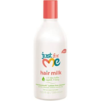 Just For Me Sulfate-Free Soft & Beautiful Natural Hair Milk Shampoo, 13.5 Ounce