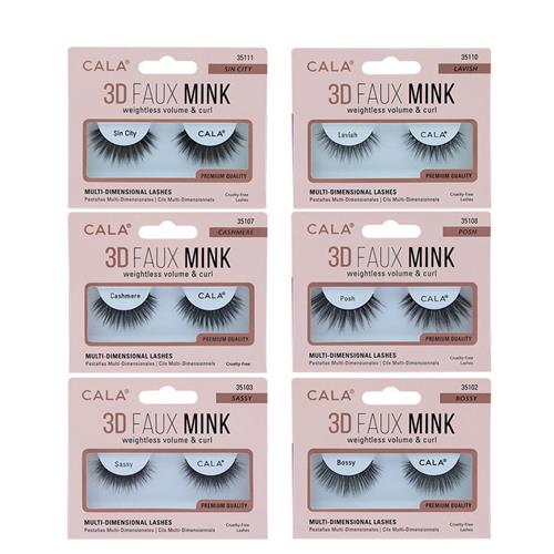 Cala 3D Faux Mink Weightless Volume & Curl Lashes