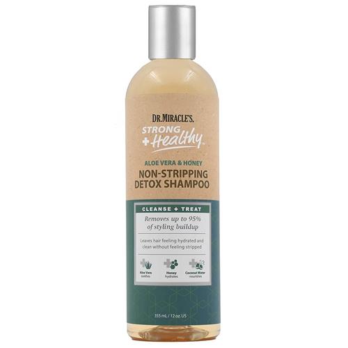 Dr. Miracle's Strong & Healthy Detoxifying Shampoo With Aloe Vera, Honey & Coconut Water 12 fl oz