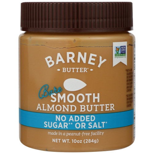 Barney Butter Bare Almond Butter, Crunchy, 10 Ounce