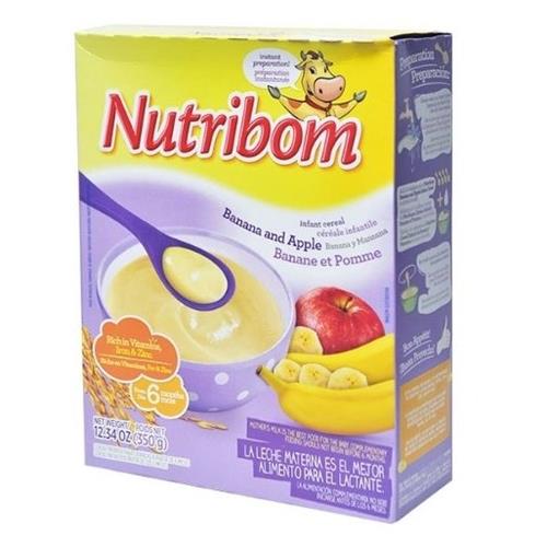 Nutribom Infant Cereal, Banana & Apple 350g