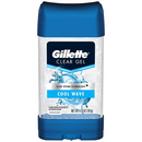 Gillette Anti-Perspirant Deodorant Clear Gel, Cool Wave, 3.8 Ounce