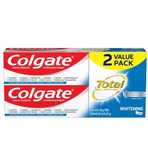Colgate Total Whitening Toothpaste Value Pack 4.8 oz