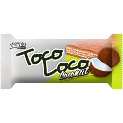 Charles Chocolate Toco Loco, Coconut 32g