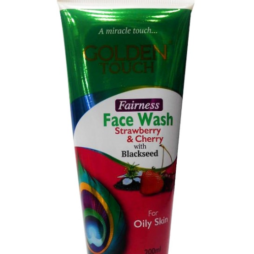 GOLDEN TOUCH FACE WASH - STRAWBERRY & CHERRY 200ML