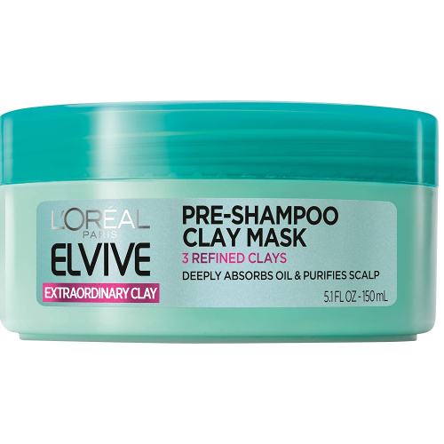 L'Oréal Paris Elvive Extraordinary Clay Pre-Shampoo Mask, 5.1 fl. oz.