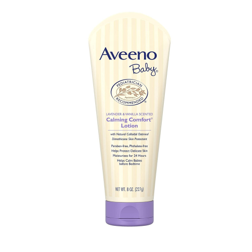 Aveeno Baby Calming Comfort Lotion with Oatmeal & Lavender Scent