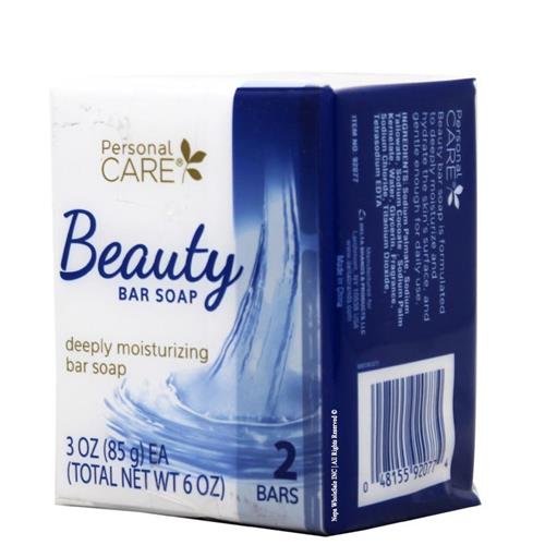 Personal Care Beauty Bar Soap, 2 Bars 3oz