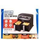 Royal Digital Air Fryer - Dual Basket  9.0L