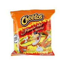 Cheetos Flamin Hot Crunchy Cheese Snack 35.4g