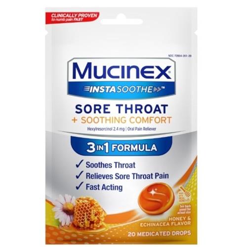 Mucinex Insta Soothe 3 In 1 Formula Medicated Drops