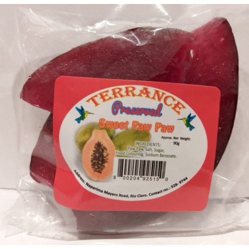 Terrance Preserved Sweet Paw Paw 90g