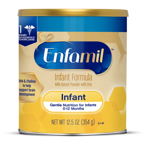 Enfamil Infant Formula, Milk-Based Baby Formula with Iron, Omega-3 DHA & Choline, 12.5 Oz