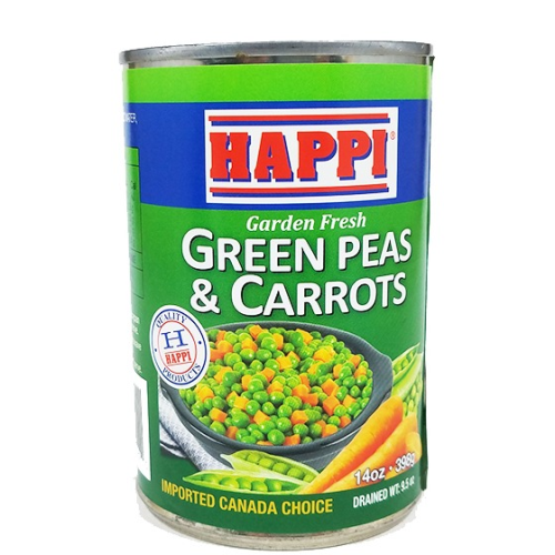 Happi Garden Fresh Peas & Carrots 14oz