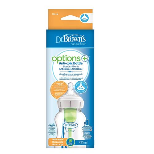Dr. Brown´s Options + Wide Mouth Bottle 330ml